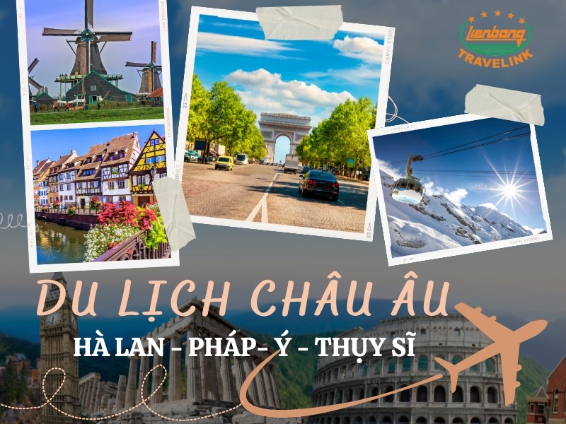Du lịch Châu Âu - CÁP TREO LÊN NÚI TUYẾT TITLIS: Hà Lan - Pháp - Ý - Thụy Sỹ (12 ngày 11 đêm)