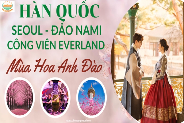 Du Lịch Hàn Quốc - Mùa Hoa Anh Đào (SEOUL - ĐẢO NAMI - CÔNG VIÊN EVERLAND)