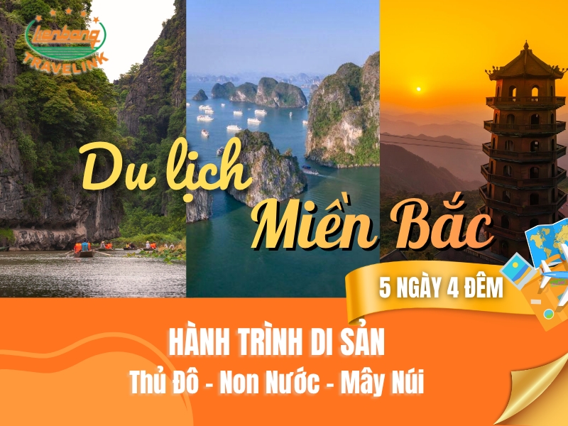 DU LỊCH MIỀN BẮC (HÀ NỘI - NINH BÌNH - HẠ LONG  - YÊN TỬ - SAPA - FANSIPAN) TRỌN GÓI 5 NGÀY